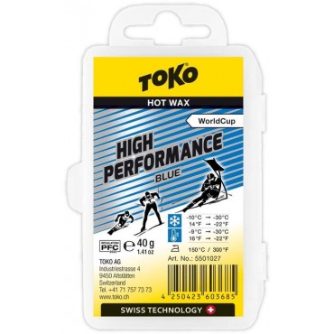 Парафин Toko High Performance blue -9/-30°C 5501027