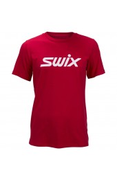 Футболка мужская Swix big logo красная Арт. 40691