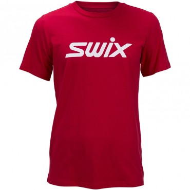 Футболка мужская Swix big logo красная