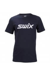 Футболка мужская Swix big logo синяя Арт. 40691