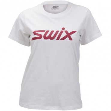Футболка женская Swix big logo белая
