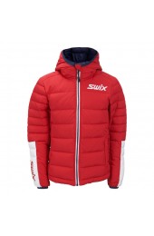 Куртка подростковая Swix Dynamic Jr пуховая красная Арт. 13152