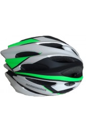 Шлем вело-роллерный PW-933-11 (silver/black/green)